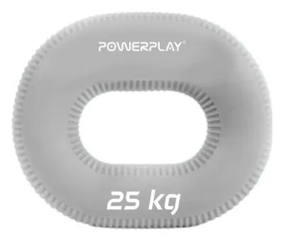 Эспандер кистевой силиконовый PowerPlay PP-4336 Hand Grip Large 25 кг. Серый