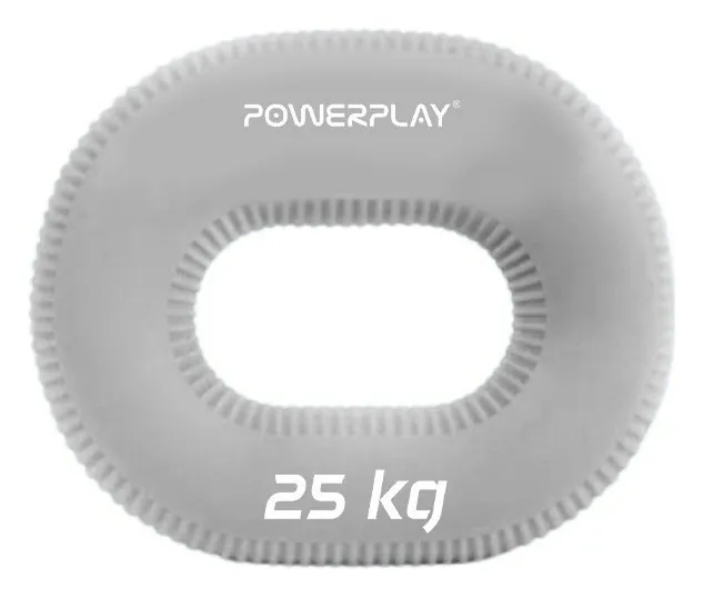 Эспандер кистевой силиконовый PowerPlay PP-4336 Hand Grip Large 25 кг. Серый