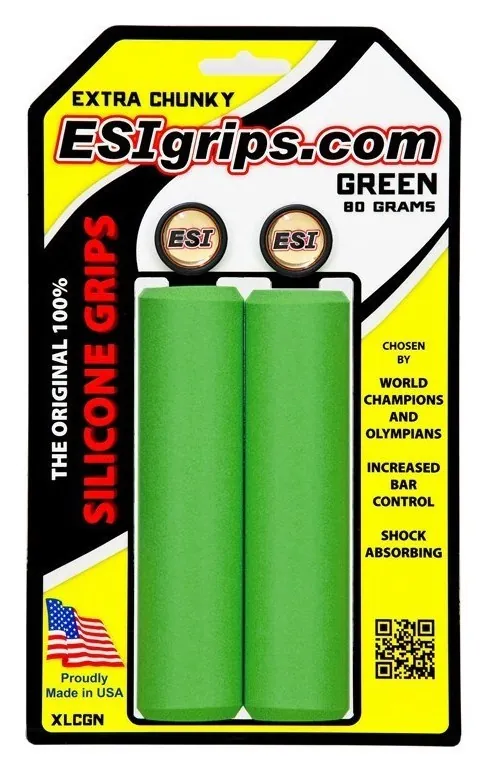 Гріпси ESI Extra Chunky Green (зелені) (OBOD_XLCGN)