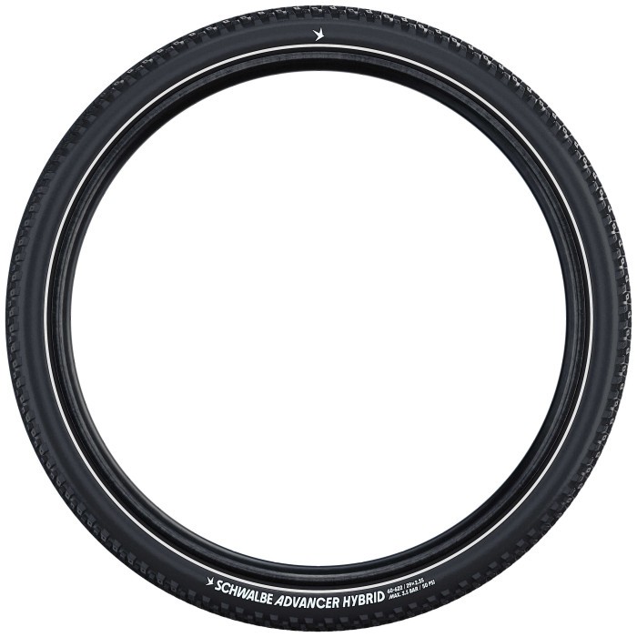 Покрышка 29x2.10 (54-622) SCHWALBE ADVANCER HYBRID PunctureGuard B/B-SK+RT HS636 GREEN 50EPI