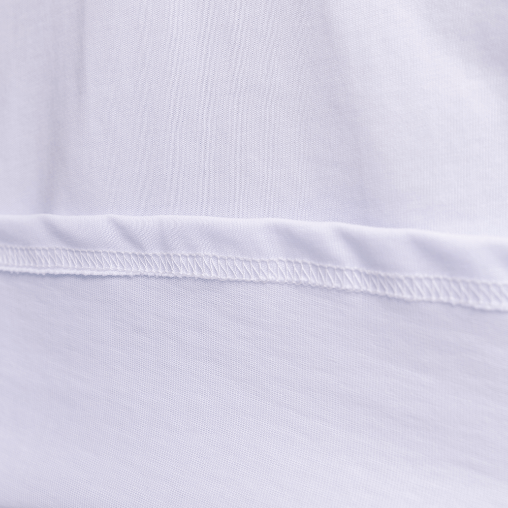 Однотонна біла футболка для чоловіків. Чоловіча біла футболка оверсайз Pobedov Nude, укр, укр