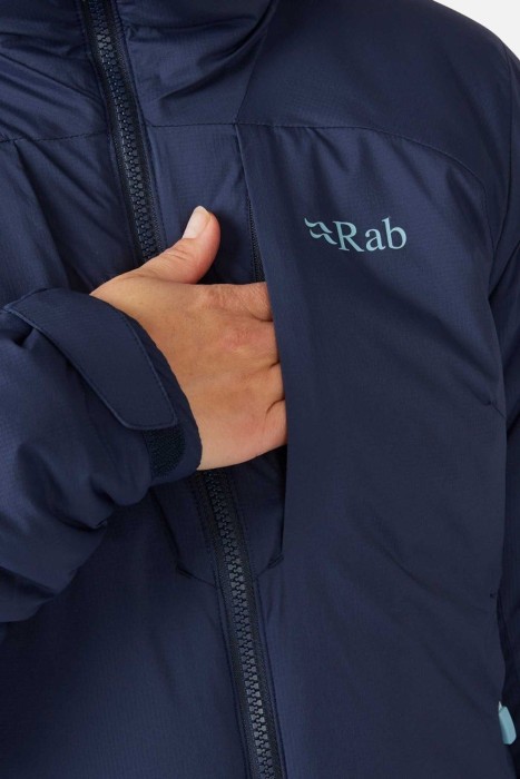 Жіноча утеплена куртка Rab Xenair Alpine Jacket Wmns, Tempest Blue
