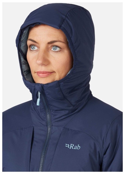 Жіноча утеплена куртка Rab Xenair Alpine Jacket Wmns, Tempest Blue