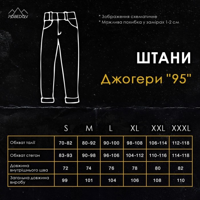 Мужские брюки джогеры с карманами темно-серые Pobedov 95