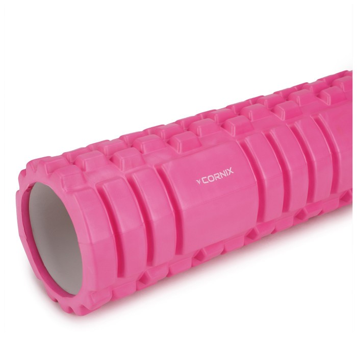 Масажний ролик Cornix EVA 45 x 14 см (валик, роллер) XR-0043 Pink