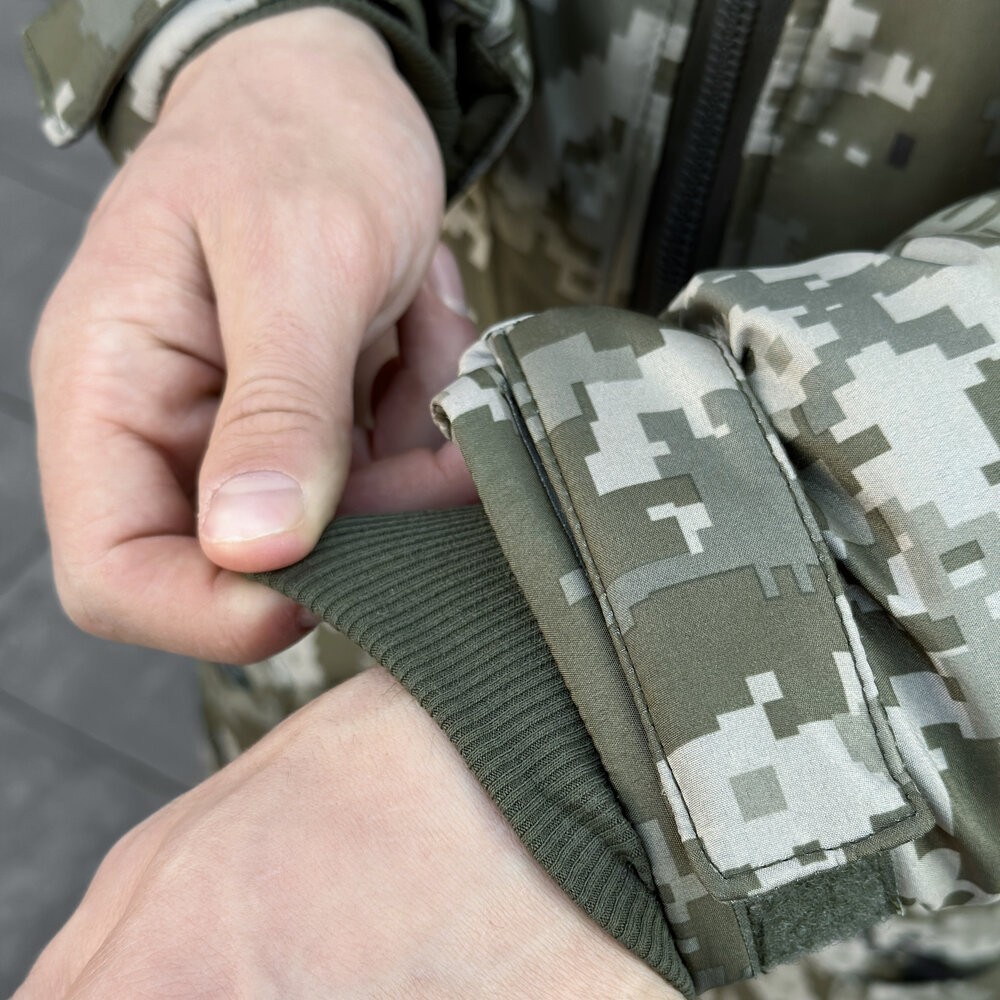 Чоловіча зимова Куртка з капюшоном Pobedov Winter Jacket Motive ЗИМА, укр, укр