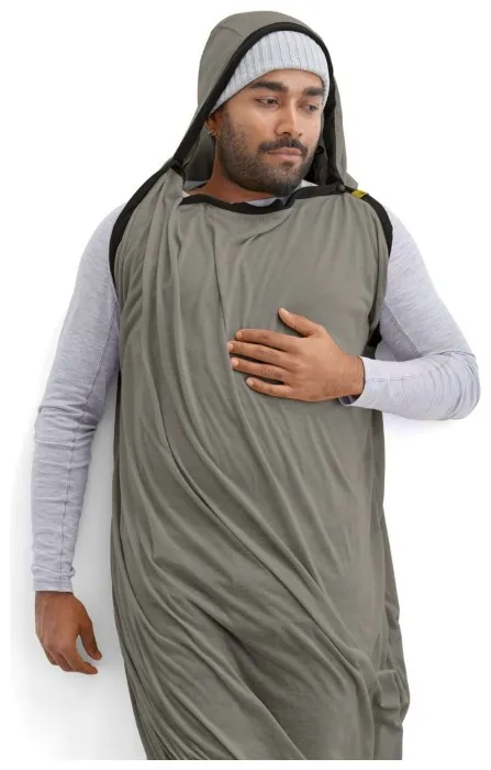 Вкладыш в спальник Sea to Summit Reactor Lightweight Liner, Long 198 см, Pewter