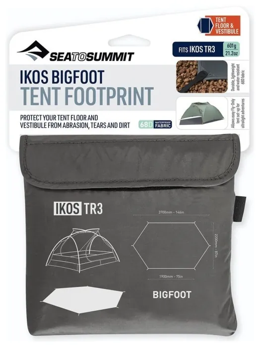 Футпринт Sea to Summit Ikos TR3 Footprint, Charcoal