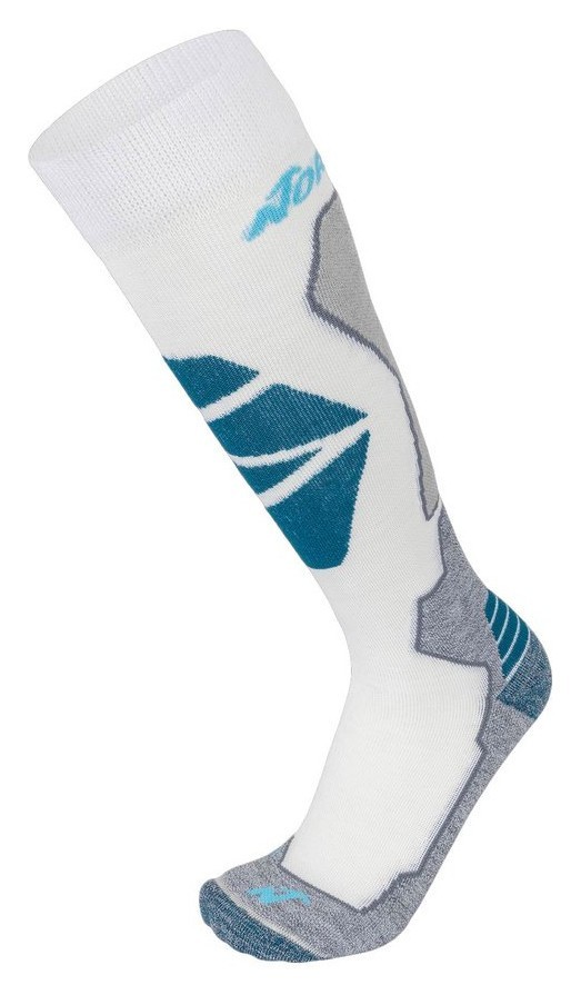 Носки жіночі для туризму Nordica HIGH PERFORMANCE WOMEN 39-41 White/grey/petrol (15625), укр, укр