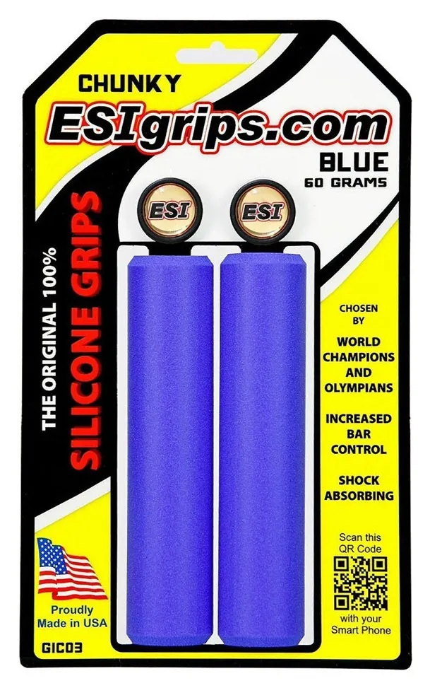 Гріпси ESI Chunky Blue (сині) (OBOD_GIC03)