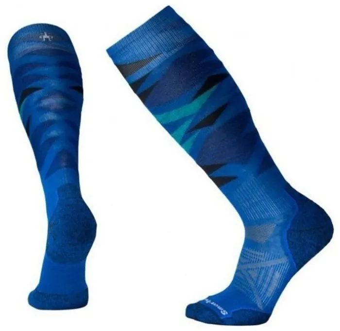 Мужские носки Smartwool PhD Ski Light Pattern Bright Blue, р.