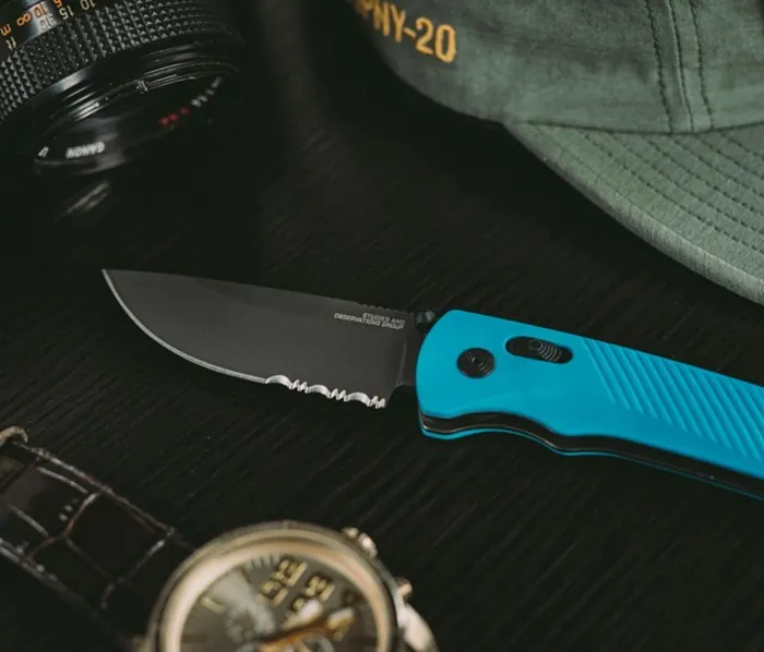 Розкладний ніж SOG Flash AT, Civic Cyan MK3 // Partially Serrated