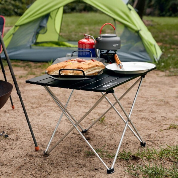 Стіл розкладний Mobi Garden SD table alu 56х40х40 см NXLQI65002 black
