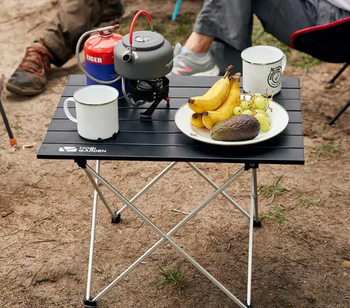 Стіл розкладний Mobi Garden SD table alu 56х40х40 см NXLQI65002 black