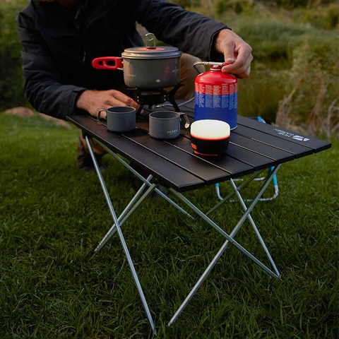 Стіл розкладний Mobi Garden SD table alu 56х40х40 см NXLQI65002 black