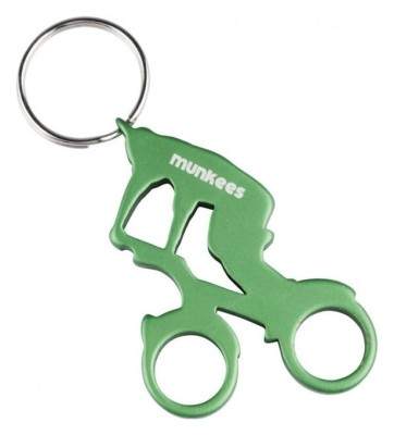 Munkees 3527 брелок-открывалка Biker green