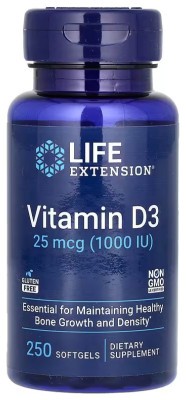 Vitamin D3 25 mcg (1000 IU) - 250 softgels