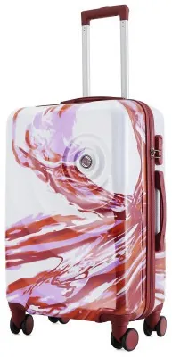 Валіза Semi Line 24" (M) White/Red Print (T5654-2)