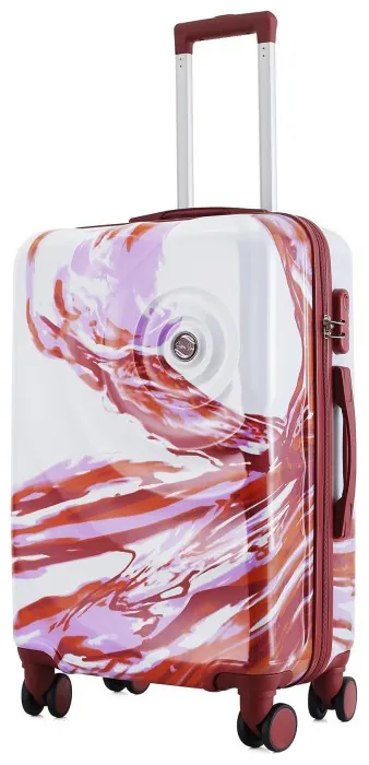Валіза Semi Line 24" (M) White/Red Print (T5654-2)