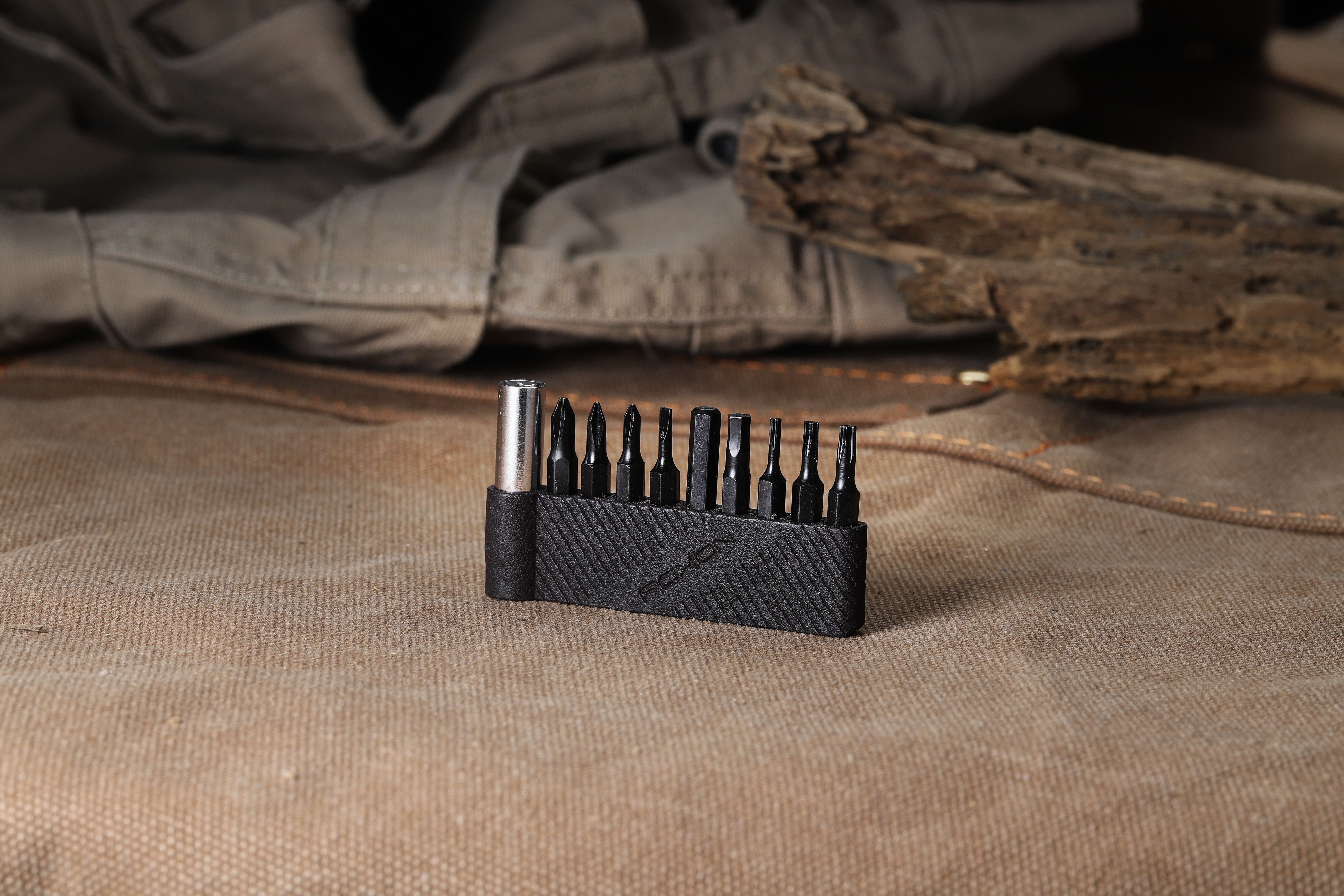 Міні мультитул Roxon M2 зі змінними бітами, сірий, укр, укр