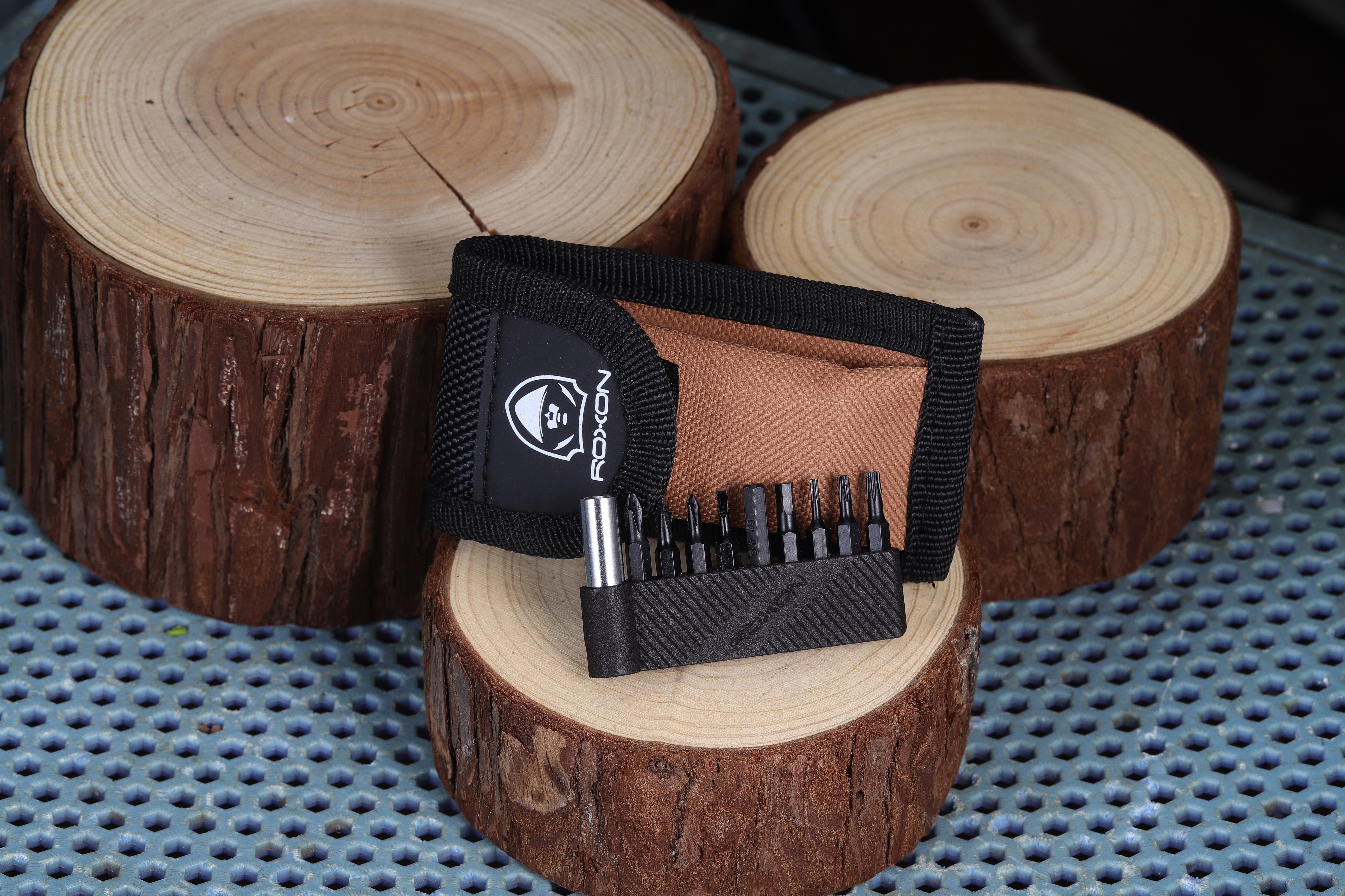 Міні мультитул Roxon M2 зі змінними бітами, сірий, укр, укр