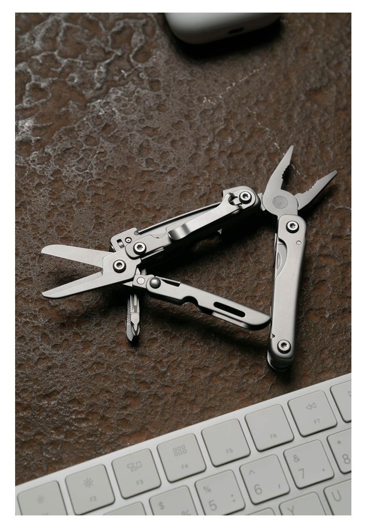 Міні мультитул Roxon M2 зі змінними бітами, сірий, укр, укр