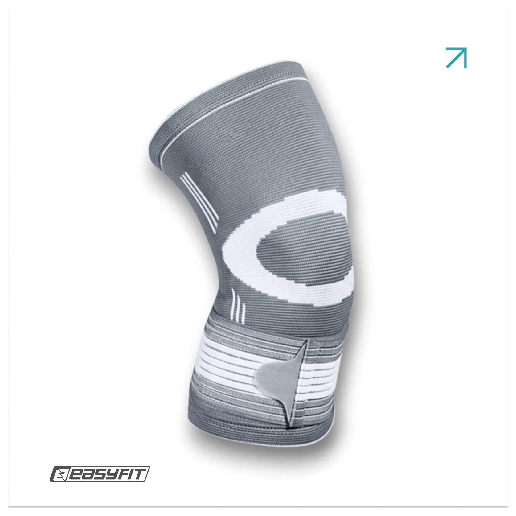 Наколінник для суглобів EasyFit Flex з фіксуючим ременем (L) (EFIT_EF-0083-L)