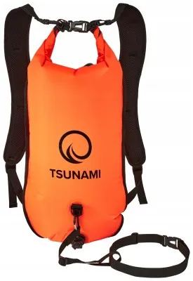 Буй для плавания TSUNAMI Pro надувной 3 в 1 Orange (P-5907739314048)