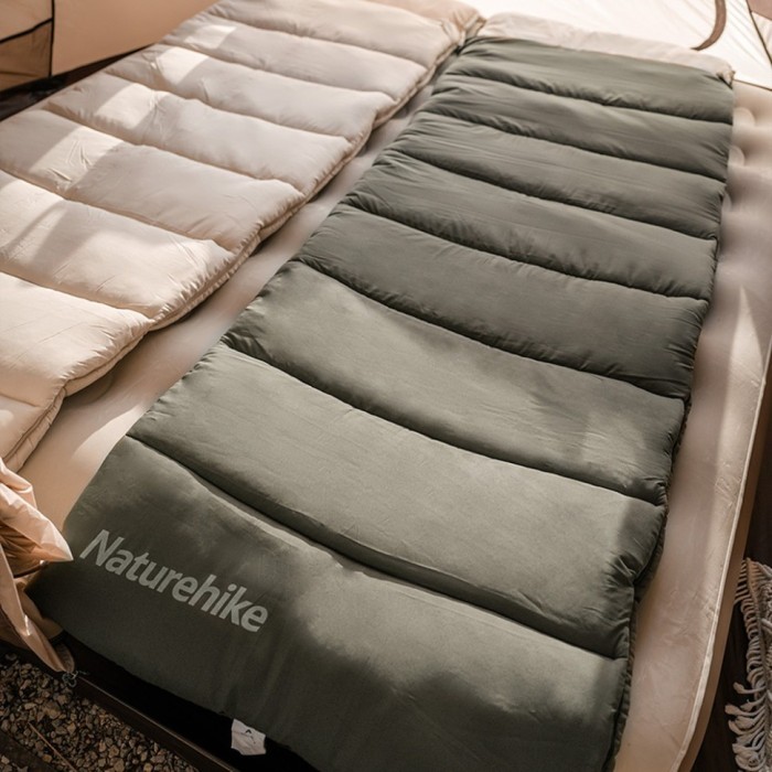 Спальник з капюшоном Naturehike LD350 CNK2300SD016, темно-зелений, укр, укр