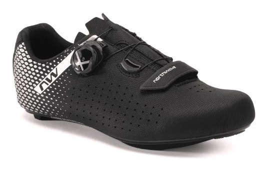 Туфлі велосипедні Northwave CORE PLUS 2 M 42 (9.5US) Black/silver (80211012), укр, укр