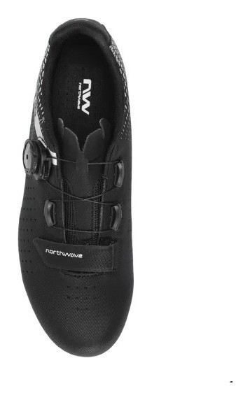 Туфлі велосипедні Northwave CORE PLUS 2 M 42 (9.5US) Black/silver (80211012), укр, укр