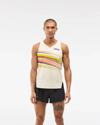 Майка для бега HOKA (1173510P) M Race Day Singlet 2026