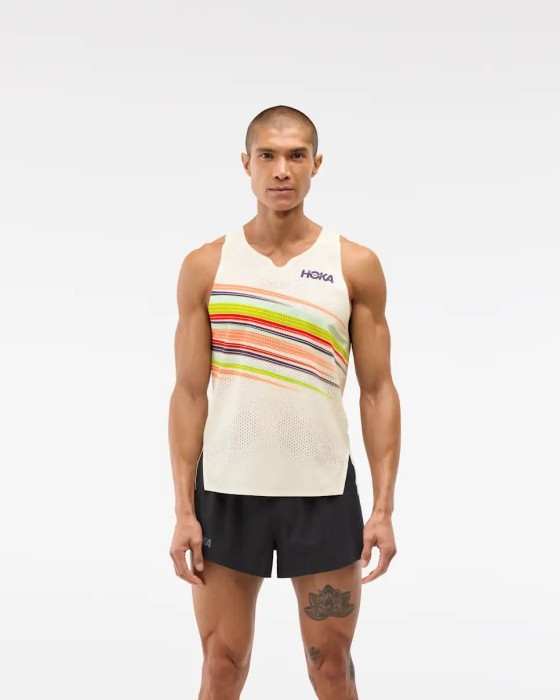 Майка для бега HOKA (1173510P) M Race Day Singlet 2026