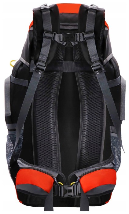 Рюкзак туристичний Springos 70 л CS0128 Black/Grey/Orange