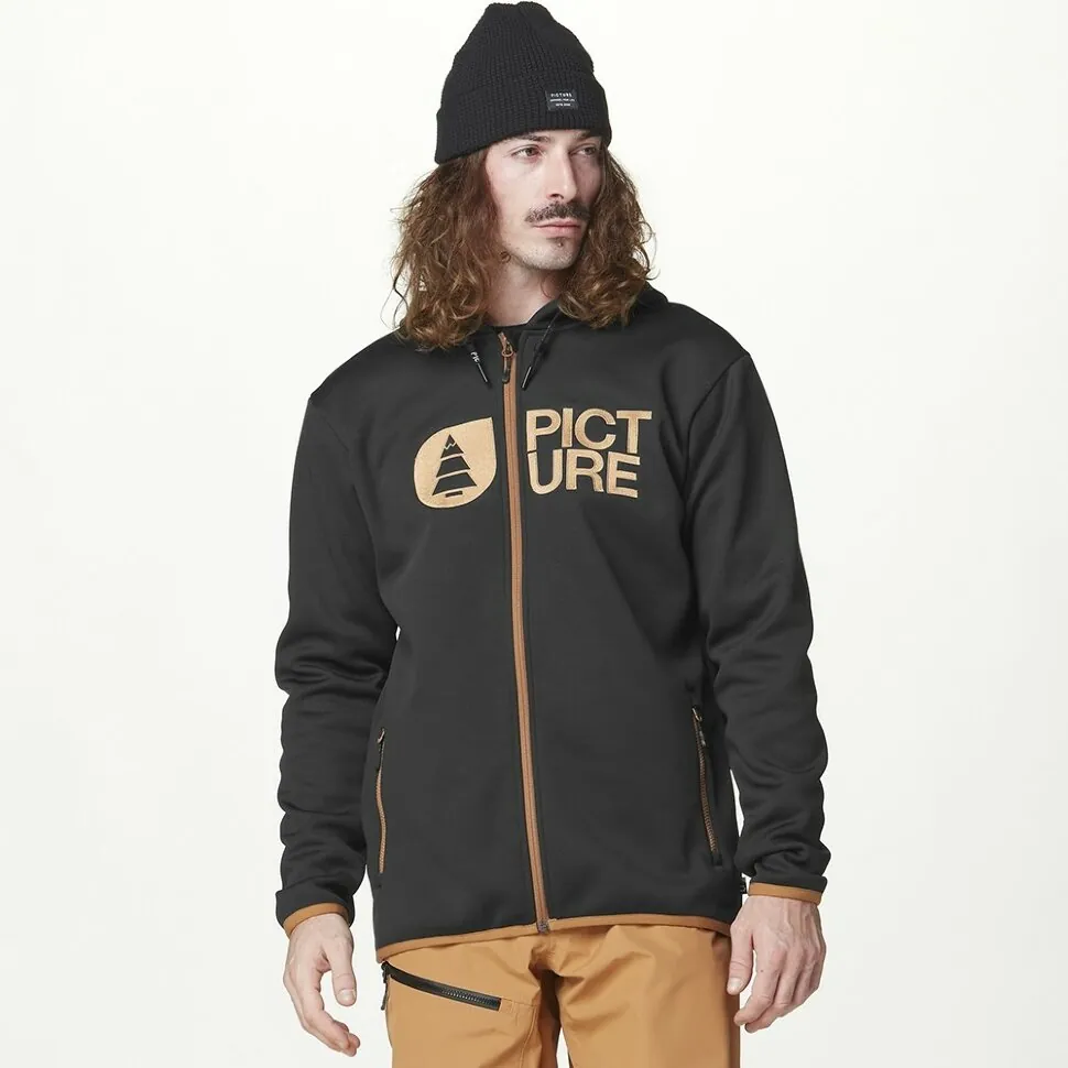 Picture Organic толстовка Park Tech Hoody Zip black XXL (XXL)