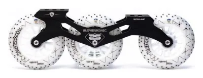 Триколісний сет для роликів FE 110 mm 85А Lazer-Sparkle чорний