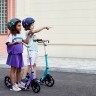 Защитный шлем MICRO - ЗЕЛЕНЫЙ С РИСУНОМ НАУШНИКОВ (52-56 cm, M, свет) Фото - 4
