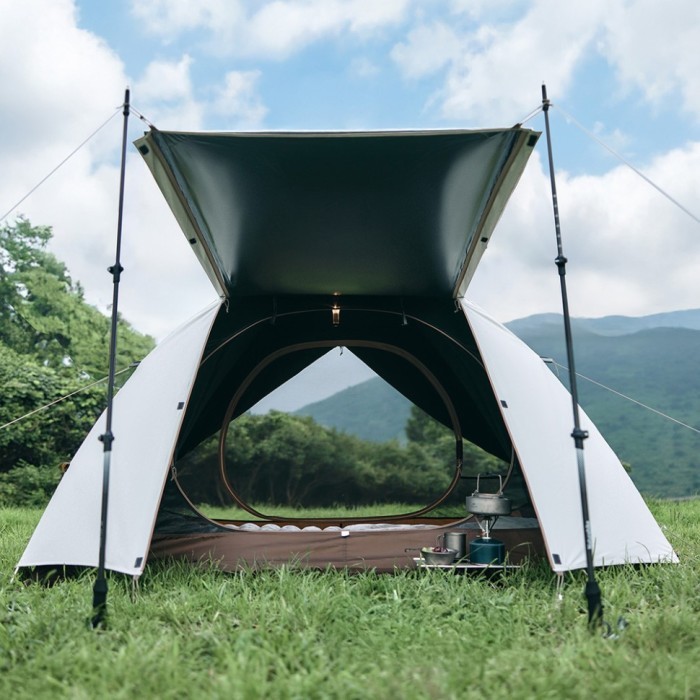 Намет двомісний Naturehike Greek Style CNK2300ZP024 світло-кавовий, укр, укр