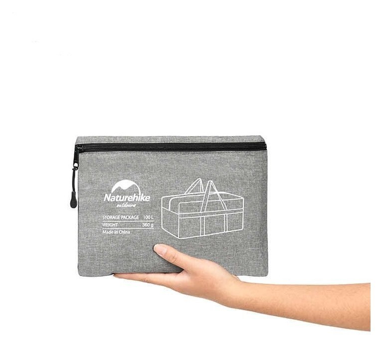 Сумка для хранения портативная Naturehike NH17S021-L, 100 л, светло-серый