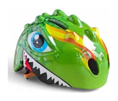 Детский защитный шлем Dino Rider для роликов, велосипеда, самоката и скейта CL-KL-02