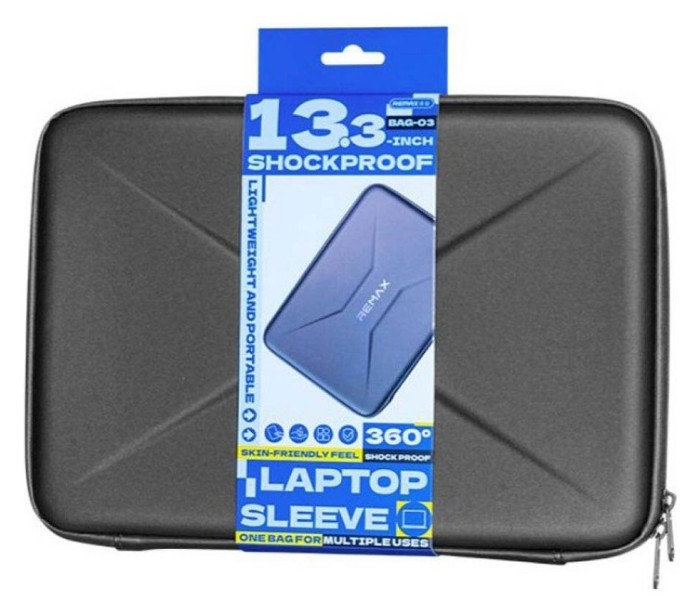 Чохол для ноутбука "REMAX 13.3-inch Shockproof Laptop Sleeve BAG-03" Black