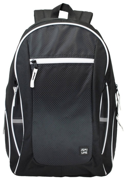 Рюкзак городской Semi Line 28 Black/White Elements (J4919-1)
