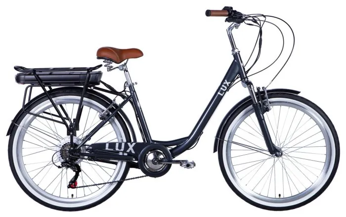 Велосипед уцінений з електроприводом 26" ST Dorozhnik eLUX Vbr FR рама-17" 36B 13А*г 500Вт темно-сірий YS 7676 2026, укр, укр