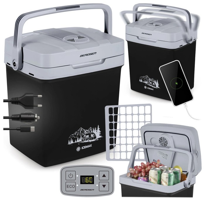 Холодильник туристичний Berdsen Icemax 26 л чорний