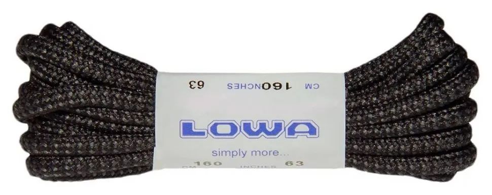 Шнурки LOWA ATC Mid 160 cm black-grey dotted (830583-0999)
