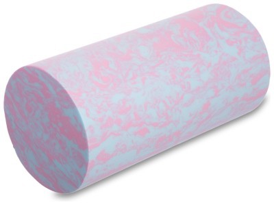 Ролер для занять йогою Zelart EVA FI-1731 l-30см (d-15см) малиновий-блакитний