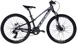 Велосипед AL 24" Leon JUNIOR DD CS рама-12" чорний 2025 Велосипед AL 24" Leon JUNIOR DD CS рама-12" чорний 2025