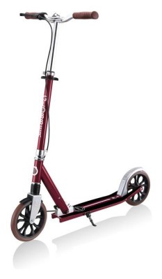 Самокат GLOBBER серії NL205 DELUXE, з ручним гальмом, червоний, 100кг, 8+