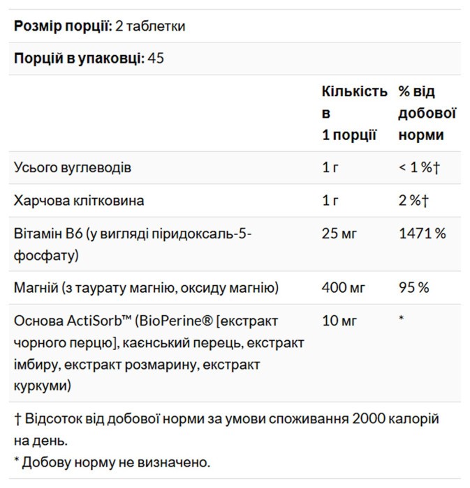Magnesium Taurate - 90 tabs