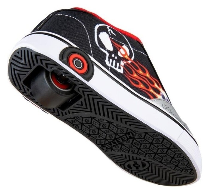 Роликові кросівки Heelys X Hot Wheels Fire CB HES10487 Black Red, укр, укр